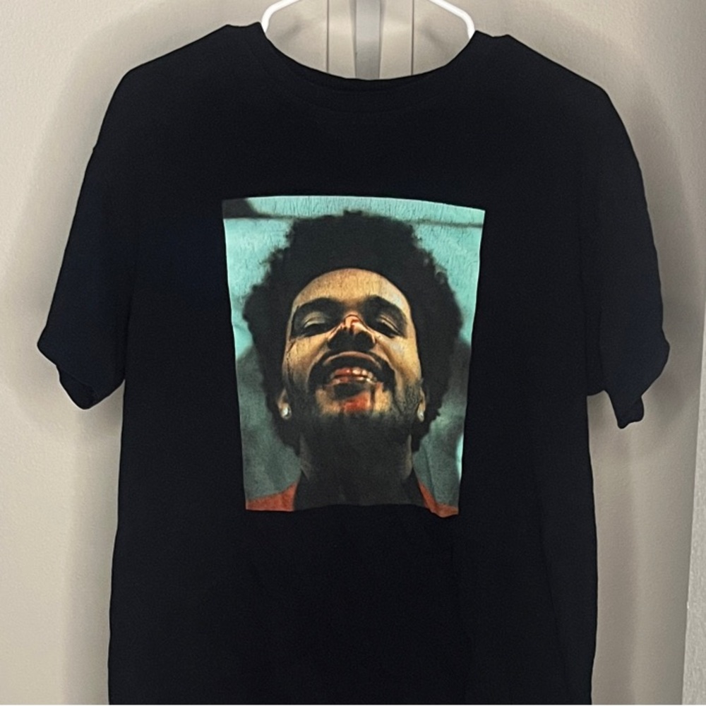 Black Graphic Tee with Bold Design